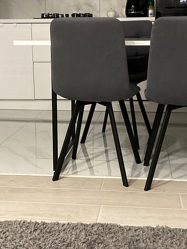 Стул на металлокаркасе Чилли бежевый / белый каркас фото покупателя 36