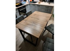 Стол Лота Лофт 140 25 мм юта / белый матовый фото покупателя 107