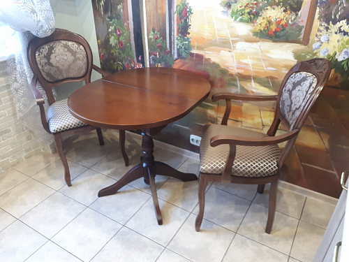 Деревянный стул Лауро орех / ромб фото покупателя 6