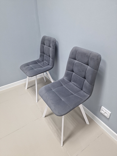 Стул на металлокаркасе Чилли К кирпичный / черный фото покупателя 108