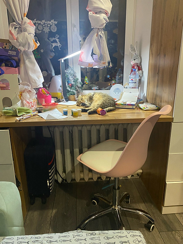 Компьютерное кресло Kolin с подушкой clear / white фото покупателя 72