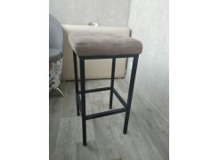 Барный стул Лофт кож.зам. черный / черный матовый фото покупателя 227