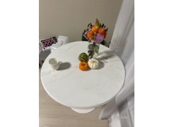 Стол Тулип 90х73 дуб вотан / белый фото покупателя 1