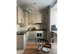 Стол Тринити Лофт 120 32 мм бетон / черный матовый фото покупателя 313