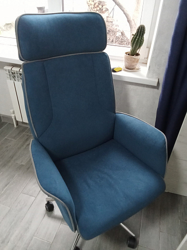 Компьютерное кресло Charm/Шарм серое фото покупателя 10