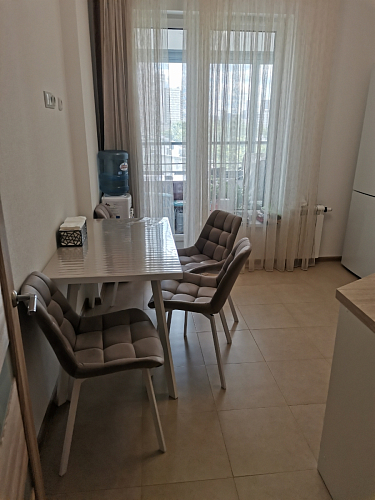 Стул на металлокаркасе Челси бирюзовый / черный фото покупателя 44