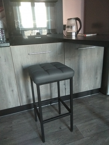 Барный стул Лофт линкольн белый / белый матовый фото покупателя 114