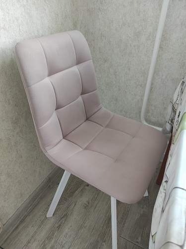 Стул на металлокаркасе Чилли К черный / зеленый фото покупателя 205