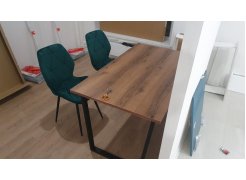 Стол Лота Лофт 140 25 мм черный матовый / бетон фото покупателя 425