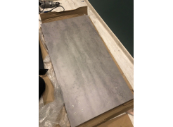 Стол Тринити Лофт 120 32 мм бетон / черный матовый фото покупателя 25