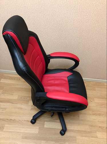 Компьютерное кресло Kadis темно-красное / черное фото покупателя 24