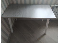 Стол Тринити Лофт 120 32 мм бетон / черный матовый фото покупателя 106