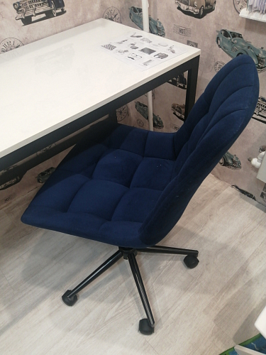 Компьютерное кресло Честер зеленый / черный фото покупателя 33