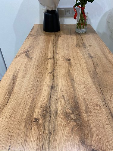 Барная стойка Дилан Лофт 120х40х98 дуб делано темный фото покупателя 129