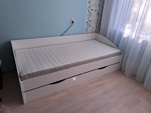 Подростковая кровать Классика белый фото покупателя 3