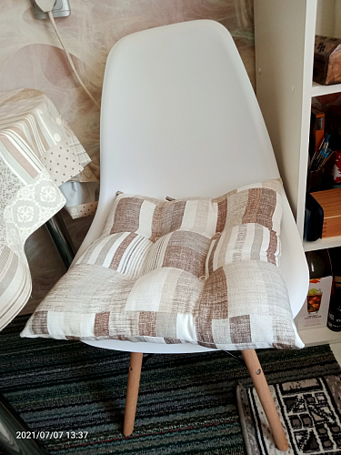 Пластиковый стул Eames PC-015 серый фото покупателя 419