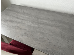 Стол Тринити Лофт 120 32 мм бетон / черный матовый фото покупателя 61