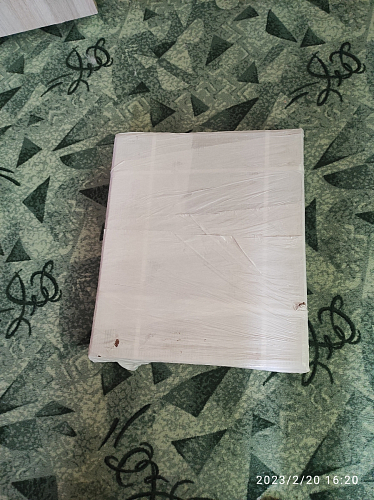 Тумба Ханна черная / красная  - Уцененный экземпляр фото покупателя 75