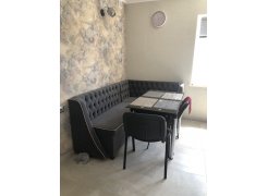 Кухонный диван Лофт правый велюр бежевый фото покупателя 1