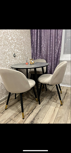 Стул на металлокаркасе Gabi gray / black фото покупателя 277