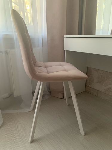 Стул на металлокаркасе Чилли черный / голубой фото покупателя 1254