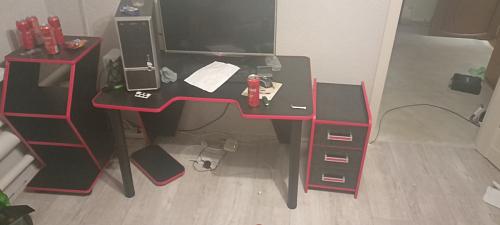 Тумба Ханна черная / красная  - Уцененный экземпляр фото покупателя 165