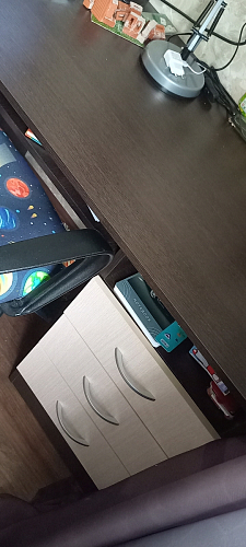 Стол письменный Бриз МДФ волна лайм / ясень светлый фото покупателя 27