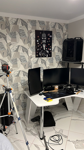 Компьютерный стол КСТ-116 белый фото покупателя 15