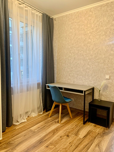 Письменный стол Леон Лофт бетон / черный матовый фото покупателя 140