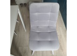 Стул на металлокаркасе Чилли светло-серый / черный фото покупателя 286