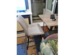 Стул на металлокаркасе Вейв темно-серый / черный фото покупателя 146