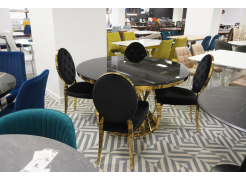 Стол Twist gold / black из шоурума 1