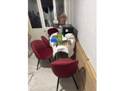 Стул на металлокаркасе Gabi blue / black фото покупателя 576