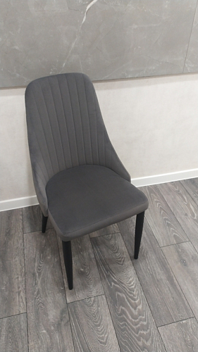 Стул на металлокаркасе Kora gray / black фото покупателя 530