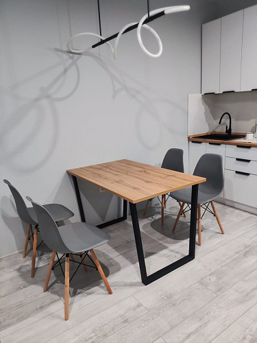 Деревянный стол Лота Лофт 120x75 дуб крафт табачный / черный матовый фото покупателя 823