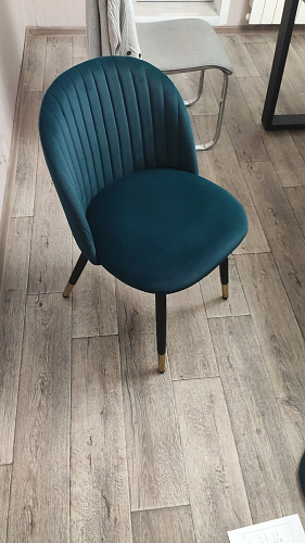 Стул на металлокаркасе Gabi 1 темно-серый / черный фото покупателя 48