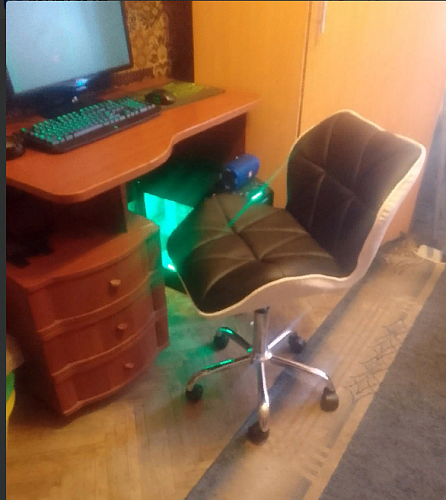 Компьютерный стул Trizor черный / белый фото покупателя 5