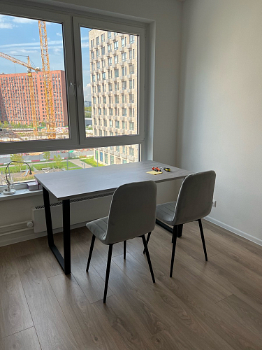 Стол раскладной Лота Лофт 120 25 мм юта / черный матовый фото покупателя 241