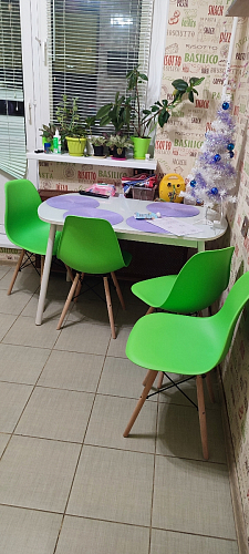 Пластиковый стул Eames PC-015 желтый фото покупателя 32