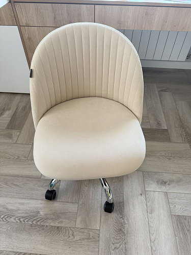 Компьютерное кресло Melody/Мелоди молочное фото покупателя 91