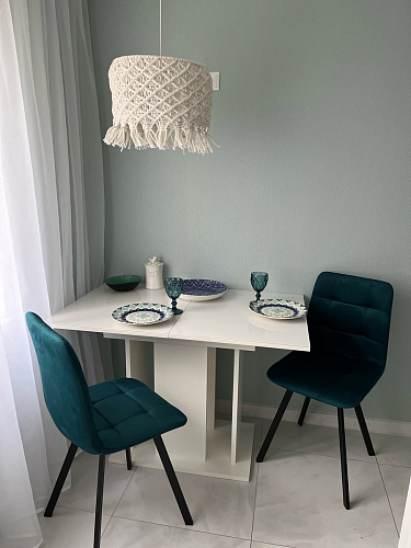 Стул на металлокаркасе Чилли К кирпичный / черный фото покупателя 405