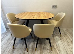 Стул на металлокаркасе Gabi 1 gray / black фото покупателя 550