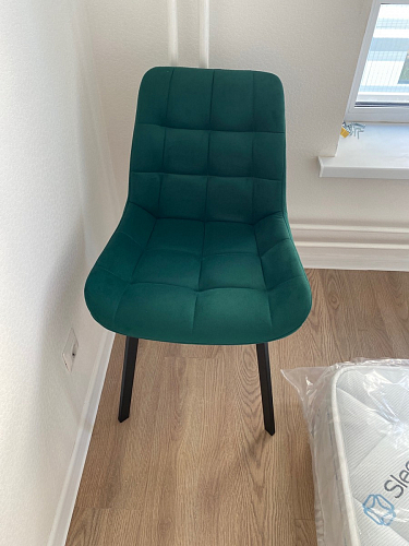 Стул на металлокаркасе Челси К бирюзовый / черный фото покупателя 43