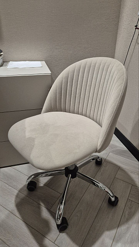 Компьютерное кресло Melody молочное фото покупателя 72