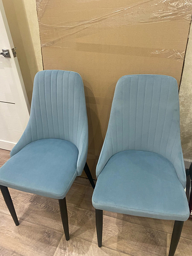 Стул на металлокаркасе Kora beige / black фото покупателя 17