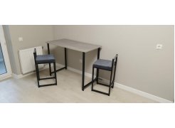 Барная стойка Дилан Лофт 120х60х90 бетон фото покупателя 124