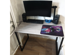 Письменный стол Клер Лофт черный матовый / бетон фото покупателя 9