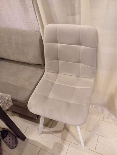 Комплект стульев Чилли 4 шт темно-серый / черный фото покупателя 294