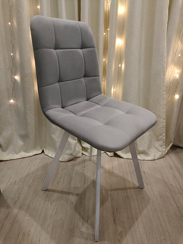 Стул на металлокаркасе Чилли К черный / зеленый фото покупателя 178