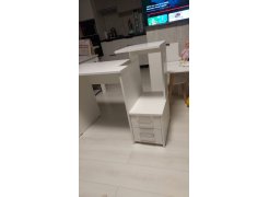 Компьютерный стол Джаз-24 левый белый фото покупателя 127